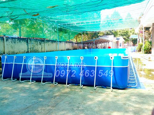 Thi công hồ bơi di động Daklak - CưM'gar - Quảng Phú - 7